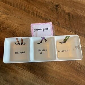 Witch-Themed Ceramic Dish Set